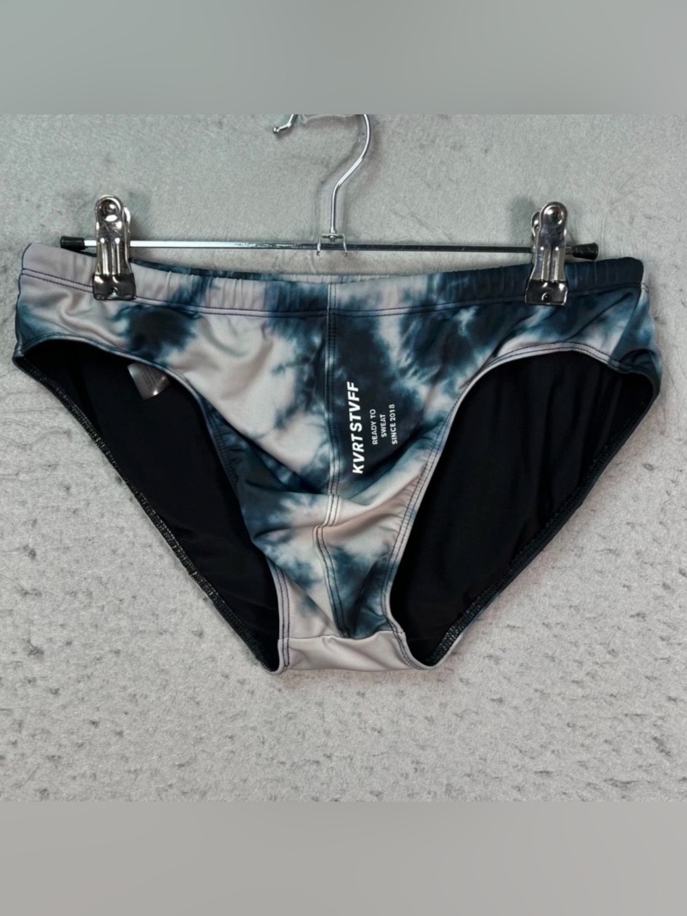 KVRT STVFF  Size Medium Tie-Dye Swim Brief Speedo Bikini Beach Pool Men Menswear